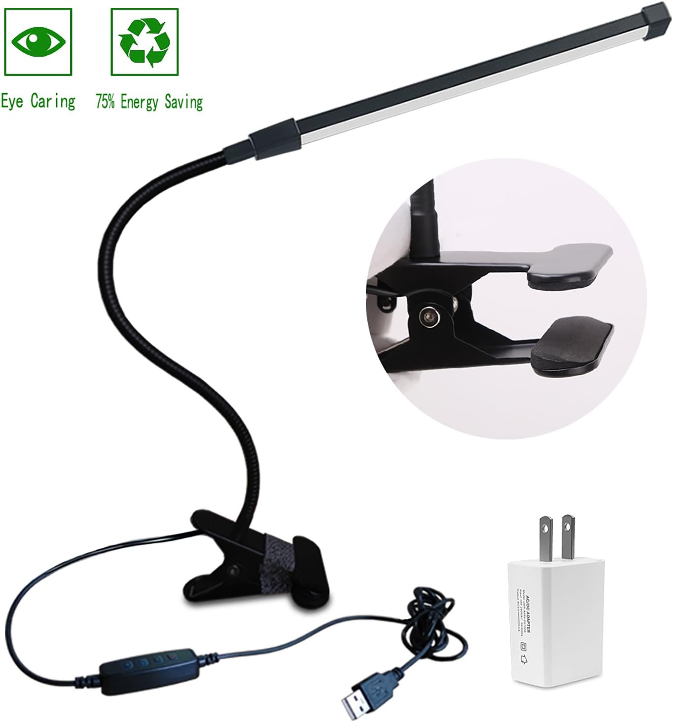 clip on reading lights for bedroom