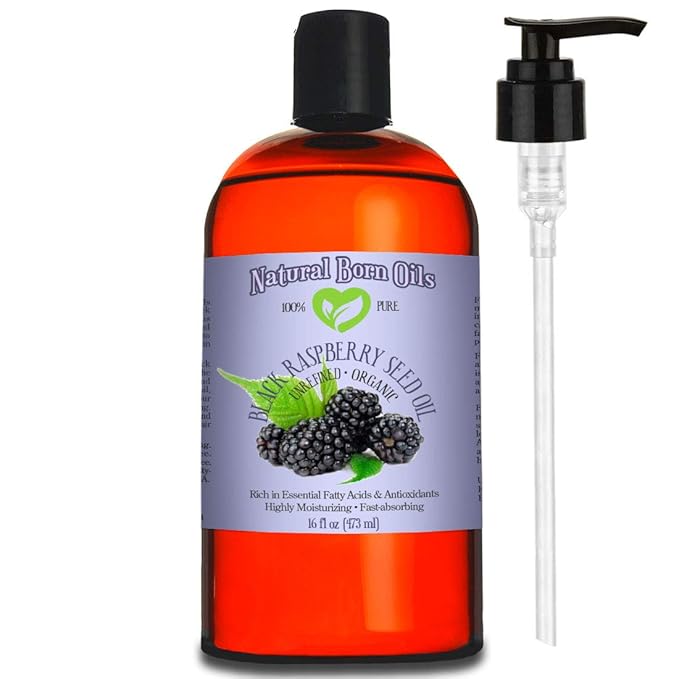 16oz Black Raspberry Seed Oil, 100 Pure and Natural, Cold