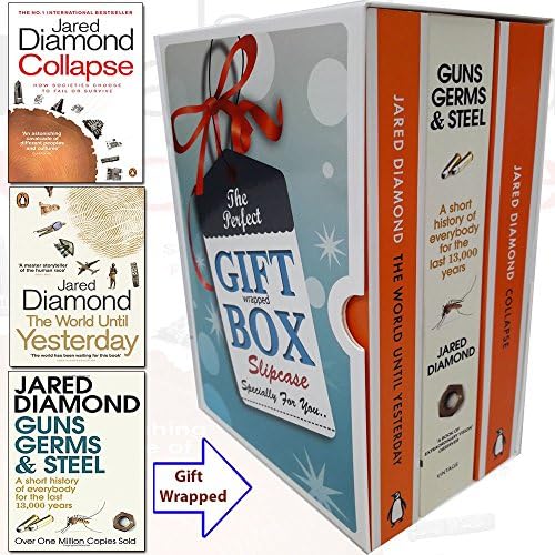 Jared Diamond Collection 3 Books Bundle Gift Wrapped Slipcase Specially For You Paperback – January 1, 2016