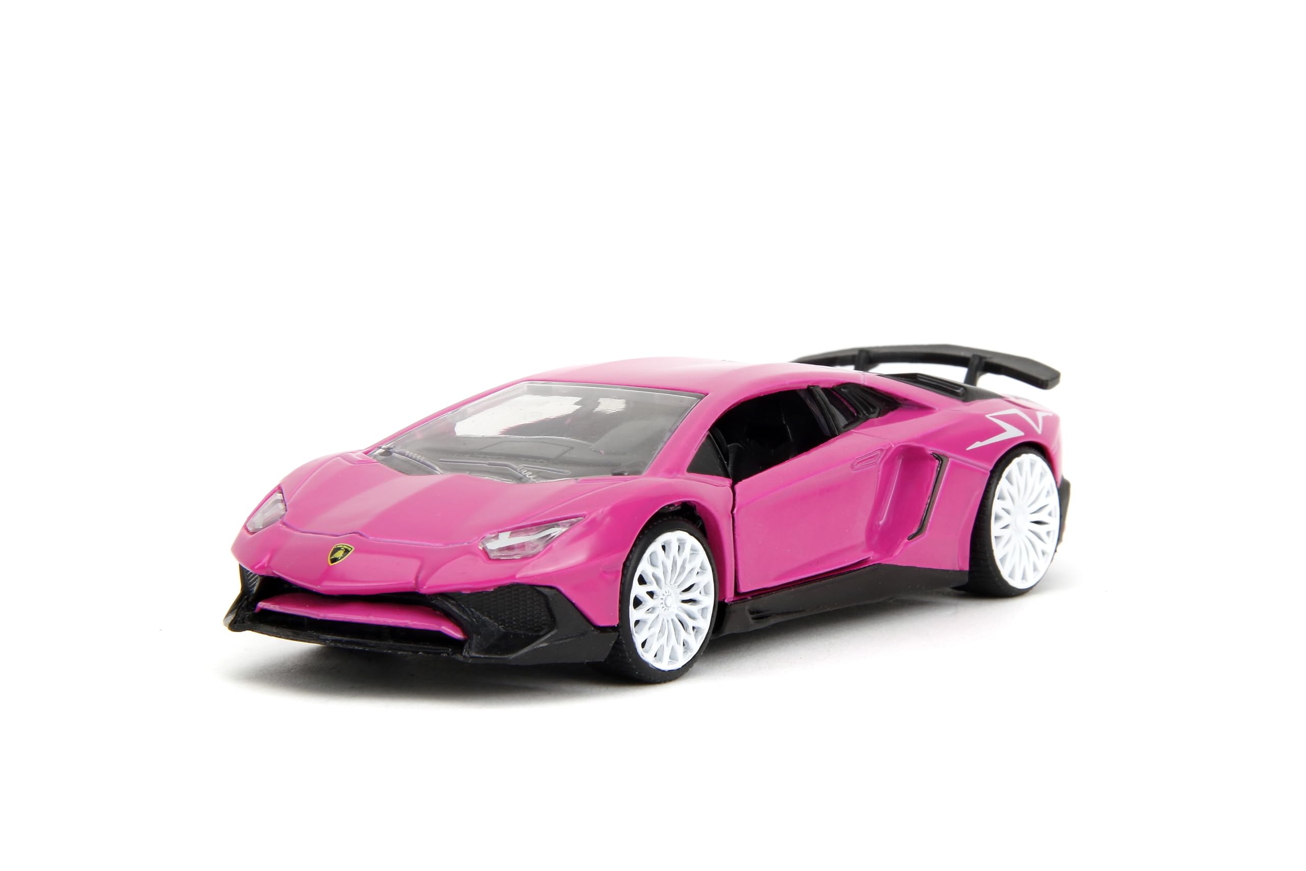 Jada Pink Slips 1:32 Lamborghini Aventador Die-Cast Car, Toys for Kids and Adults