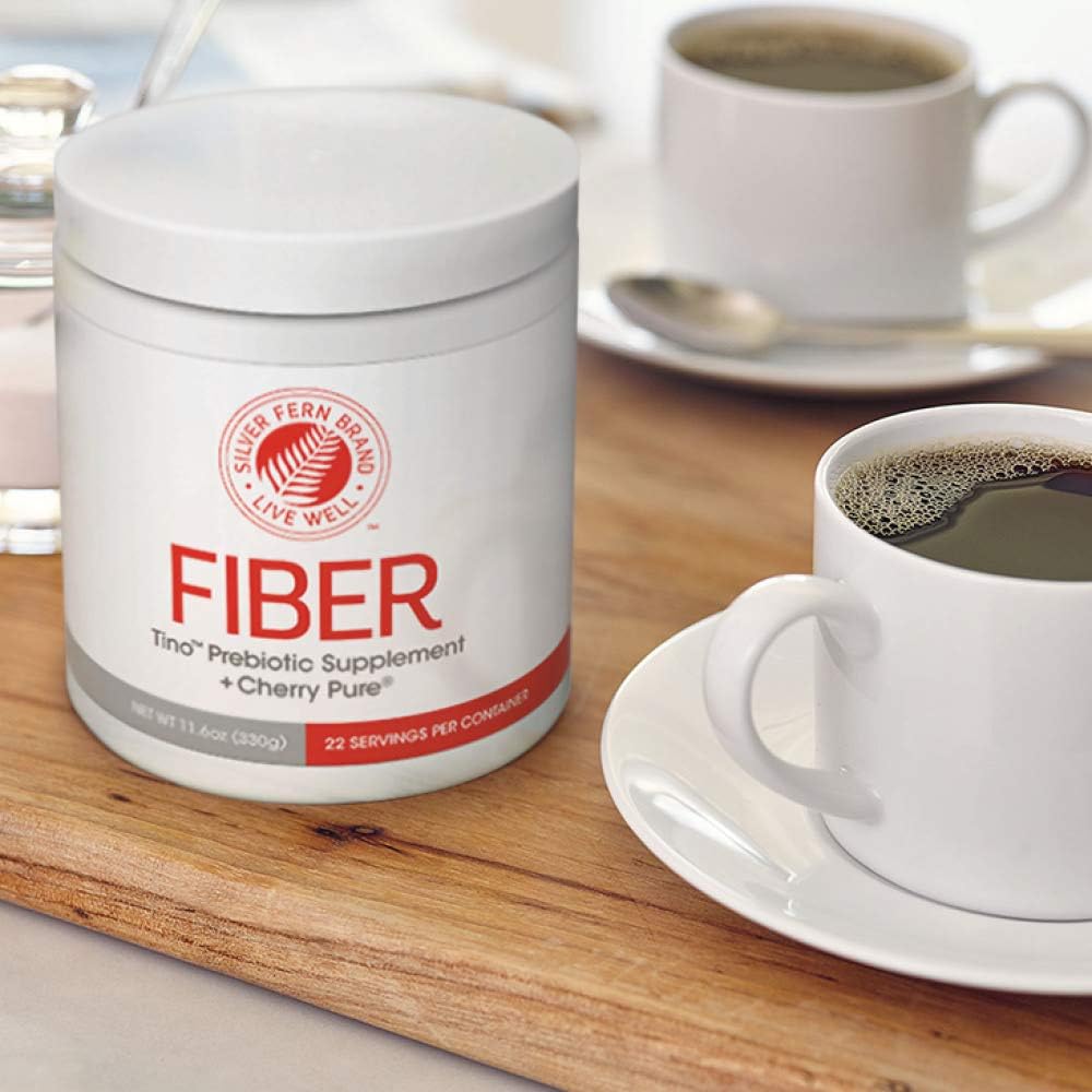 Tino High Fiber Supplement Powder - Non-GMO, Pre-Biotic, Water Soluble, Digestive Friendly, Powdered Mix - Add to Water, Juice, Shakes, Cereal & More (2 Canisters - 15.9 Oz. ea.): Health & Personal Care