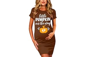 Deerose Womens Christmas Maternity Costume Pregnant Dress Xmas Holiday Party Outfit