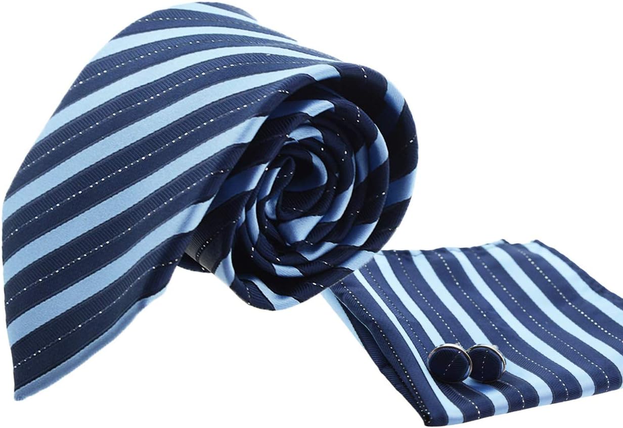 Tiger Mama Mens Business Tie, Cufflinks, Pocket Square Set
