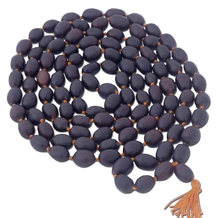 Ratnatraya Original 108 Lotus Seeds Kamal Gatta Mala For Japa , Laxmi Pooja and Wearing 33 inch