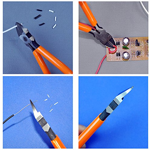 2PCS Diagonal Cutting Pliers Wire Cutter Professional Hand Cutting Tool - 5 inch