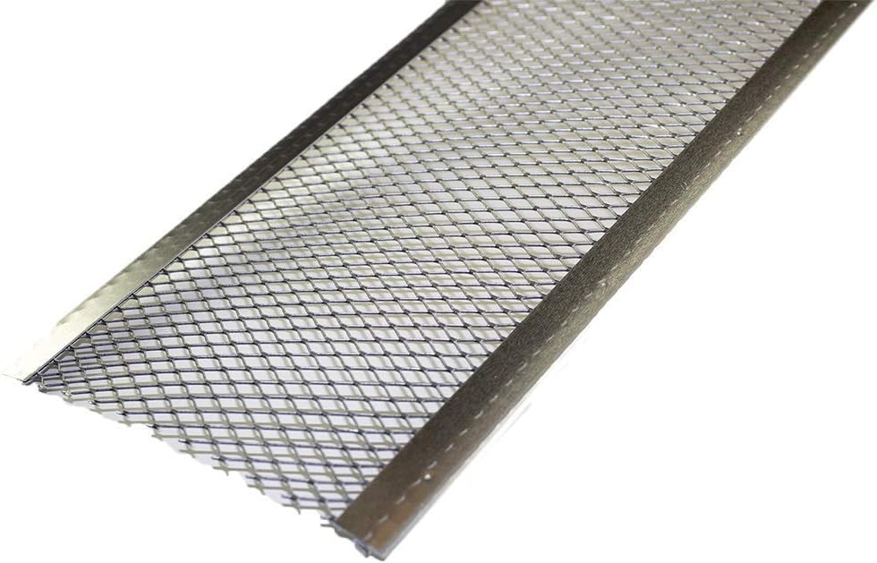 Spectra Metal Sales GS501LC25 Armour Screen Gutter Guard, Corrosive Resistant Aluminum, Easy to Install with Self-Locking "C" Clip, Double Reinforced Edges, 5" x 4', Pack of 25 (Total 100 ft)