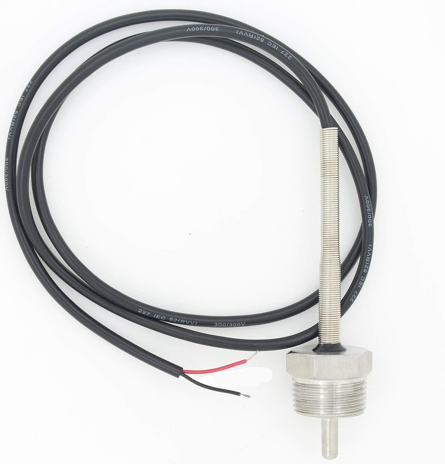 3/4 inch 6mm ntc 3950 10k ntc thermistor probe with thermowell thermopocket immersion probe thermocouple 30 50 100 150 200 300 400 500mm (30mm)