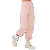 KUT & SO Womens Oversized Sweatpants – High Waisted Premium Midweight Fleece Joggers – Cozy Loungewear Boyfriend Fit