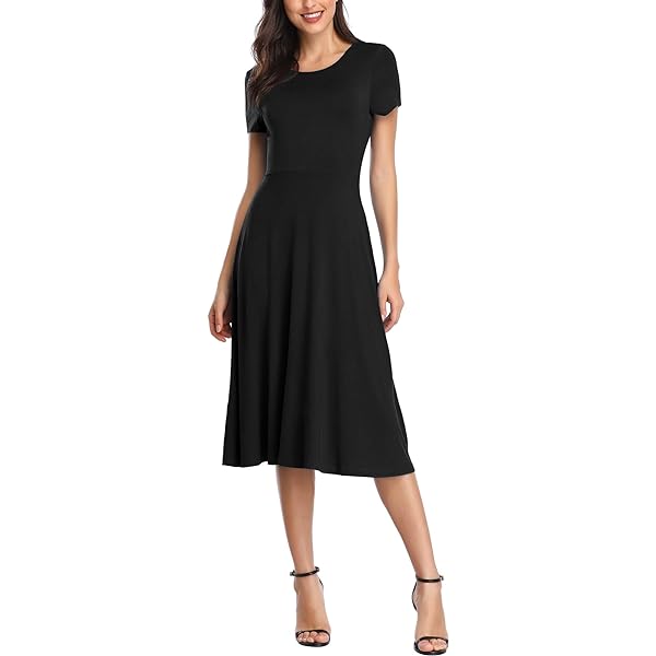 Dress the Population Womens Catalina Solid Sleeveless Fit & Flare Midi Dress,  Black, XX-Small US at Amazon Women's Clothing store