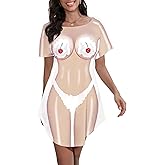 Women's Bikini Body Printed T Shirt Short Sleeve Beach Cover Up Luau Party Hawaiian Shirt