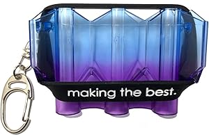 LSTYLE Dart Flight Case: Hard Shell Case for Dart Flights - Holds One Set of Any Flights - Blue Berry