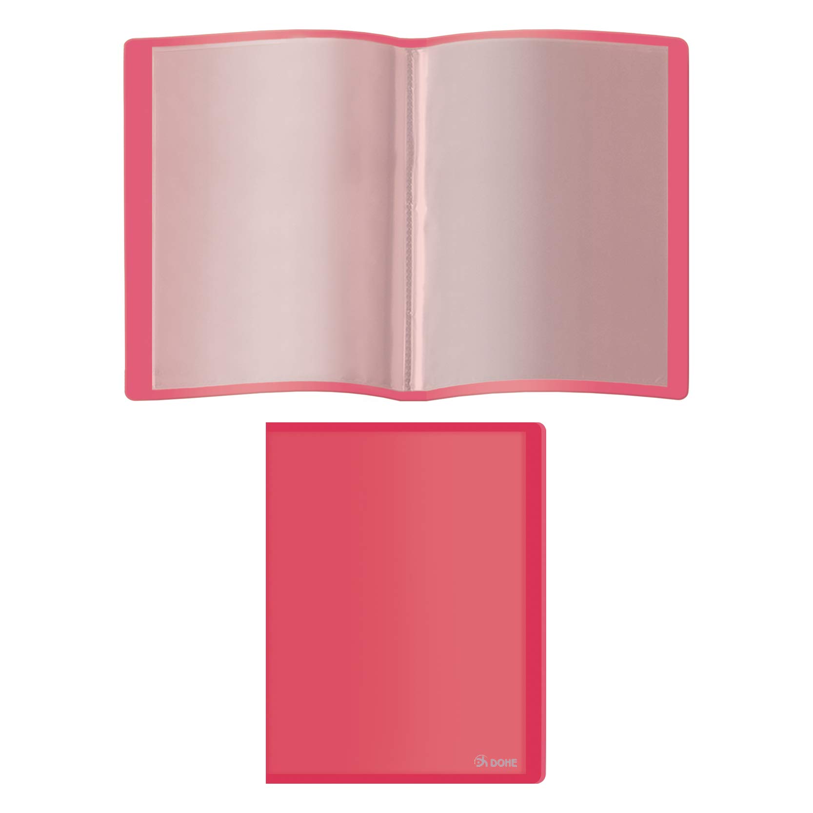 Dohe - Flexible Folder with 30 Pockets (80 Microns) - Red