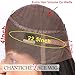 Chantiche 360 Lace Wig with Baby Hair, 360 Lace Frontal Wig Pre Plucked Brazilian Curly Human Hair Wigs for Black Women Natural Brown 20inches