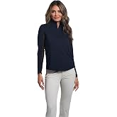 IBCOOL Athleisure Wear Sun Protective UPF 50+ Icefil Cooling-Solid Long Sleeve Mock Neck Top-80000
