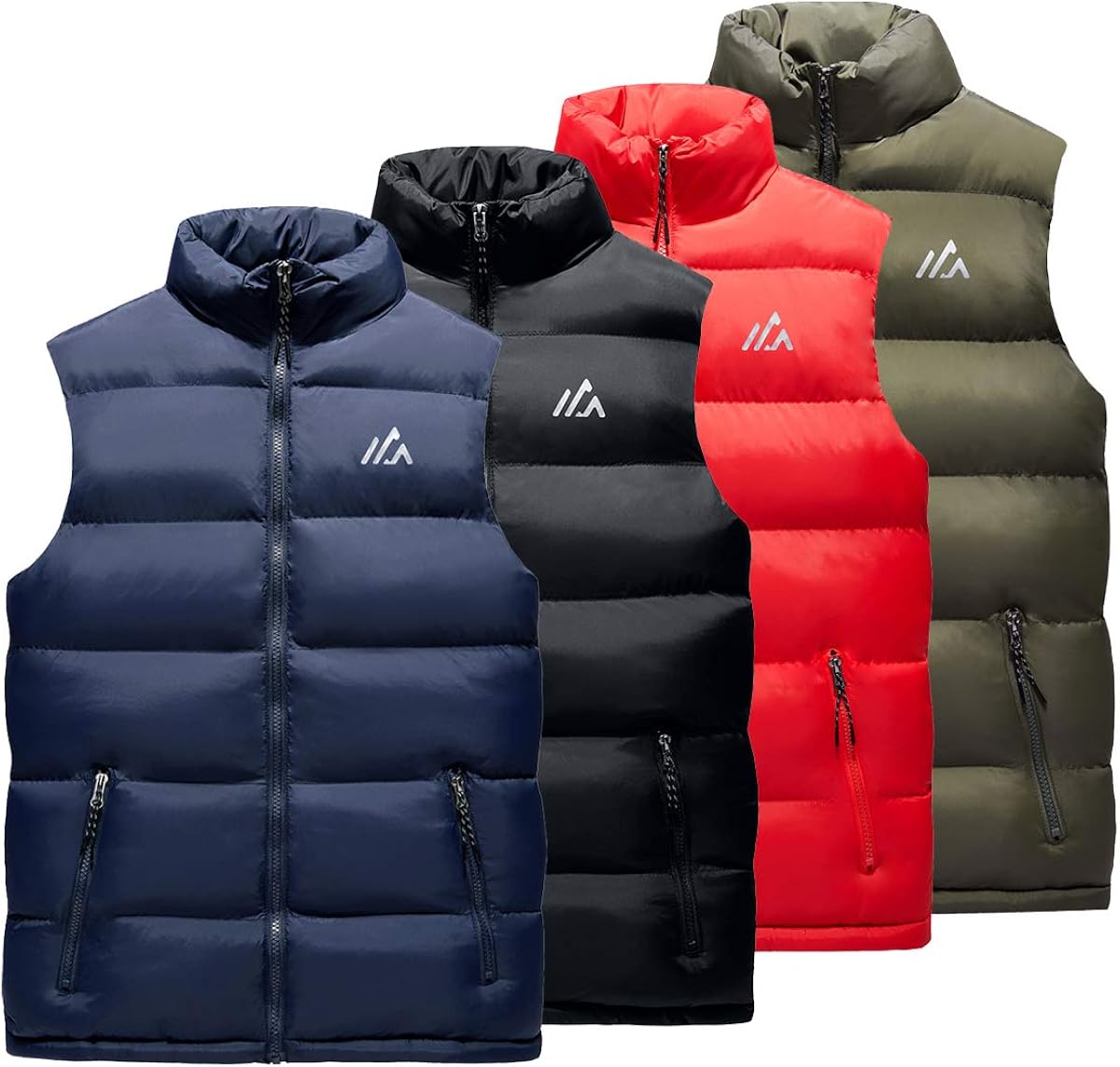 USHARESPORTS Vests for Women jackets Stand Collar women winter coats Padded Puffer Vest Quilted Gilet: Clothing