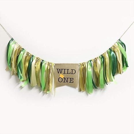 Cieovo Wild One High Chair Banner Highchair Banner Crown