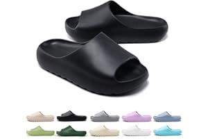 DOLPHINSLIDES Cloud Slides for Kids,Boys Girls Shower Slippers Bathroom Pool Sandals,Toddler Home House Open Toe Comfy Thick Sole Slippers,Summer Non-Slip Beach Shoes