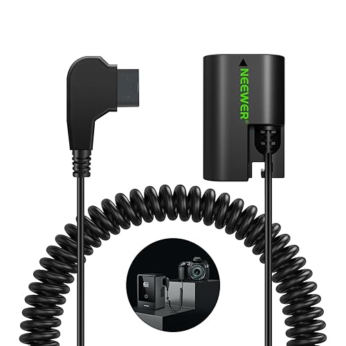 NEEWER D Tap to LP-E6NH Dummy Battery with Cable for V Mount