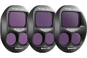 Freewell Split ND Filters 3-Pack for DJI Mavic 4 Pro – Split ND128/ND64, ND256/ND128, ND512/ND256 – For Super Bright Sunny Da