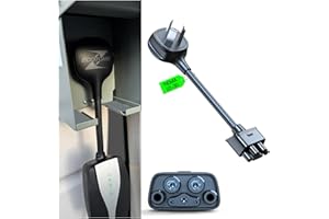 Ecotome NEMA 10-30 Adapter for Tesla Mobile Charger Gen 2 & 3, for 240V Outlet, 24 Amp, Compatible with Model 3, Y, X, S Ideal for Outdoor Road Trip, Camper, and Home Safe Charging