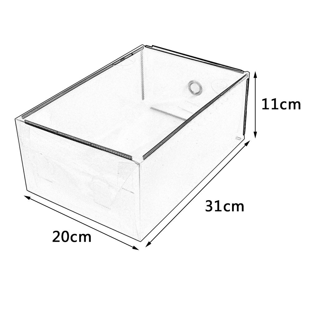 12 Stück SWEEPID 12 Stück Schuhkarton Schuhbox Schuhaufbewahrung