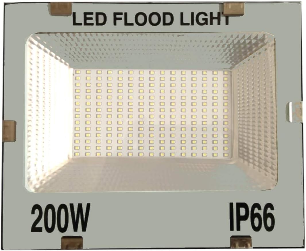 Quality Motto QM3 200 Watts Led Flood Light White Square - Pack of 1
