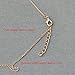 HOOPE Clavicle Necklace with Card, Small Dainty Pendant,Greeting Card with Best Wish, Delicate and Classy Party Jewelry Favors, Alloy