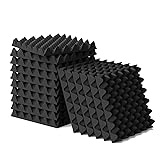 6 Pack 1.5"X12"X12" Acoustic Foam, Sound Proof Egg