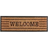 Esschert Design RB176 Long Welcome Rubber & Coir Doormat