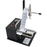 U.S. Solid Automatic Label Dispenser with Counter 0-9999, for Translucent and Opaque Labels, 0.4-4.52 in Wide, 0.32-5.11 in Long, Brushless Motor, Adjustable Speed, Single and Multi-Row