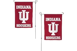 Desert Cactus Indiana University IU Garden Flag – 19 x 12 inch Indiana Hoosiers Banner, For Outdoor Display and Events (Design H)