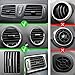 Car Phone Holder, F-color One Press Install Air Vent Car Phone Mount Quick Release Car Mount Holder 3 Side Grips Car Cradle for iPhone 7 7Plus 6s 6 Plus, Samsung, Google Pixel, Nexus, HTC, GPS, Black