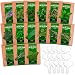15 Culinary Herb Seed Vault - Heirloom and Non GMO - 4500 Plus Seeds for Planting for Indoor or Outdoor Herbs Garden, Basil, Cilantro, Parsley, Chives, Lavender, Dill, Marjoram, Mint, Rosemary, Thyme primary