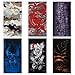 Bundle Monster 6pc Multifunctional Seamless Style Bandanna Hairband Headwear Scarf Neck Wrap Beanie Cap Lot - Set 2