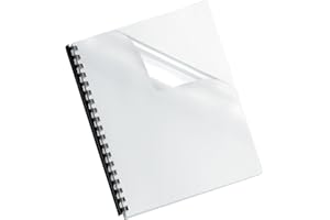 Fellowes 52043 Transparent PVC Covers, Letter, 25-Pack (Clear)