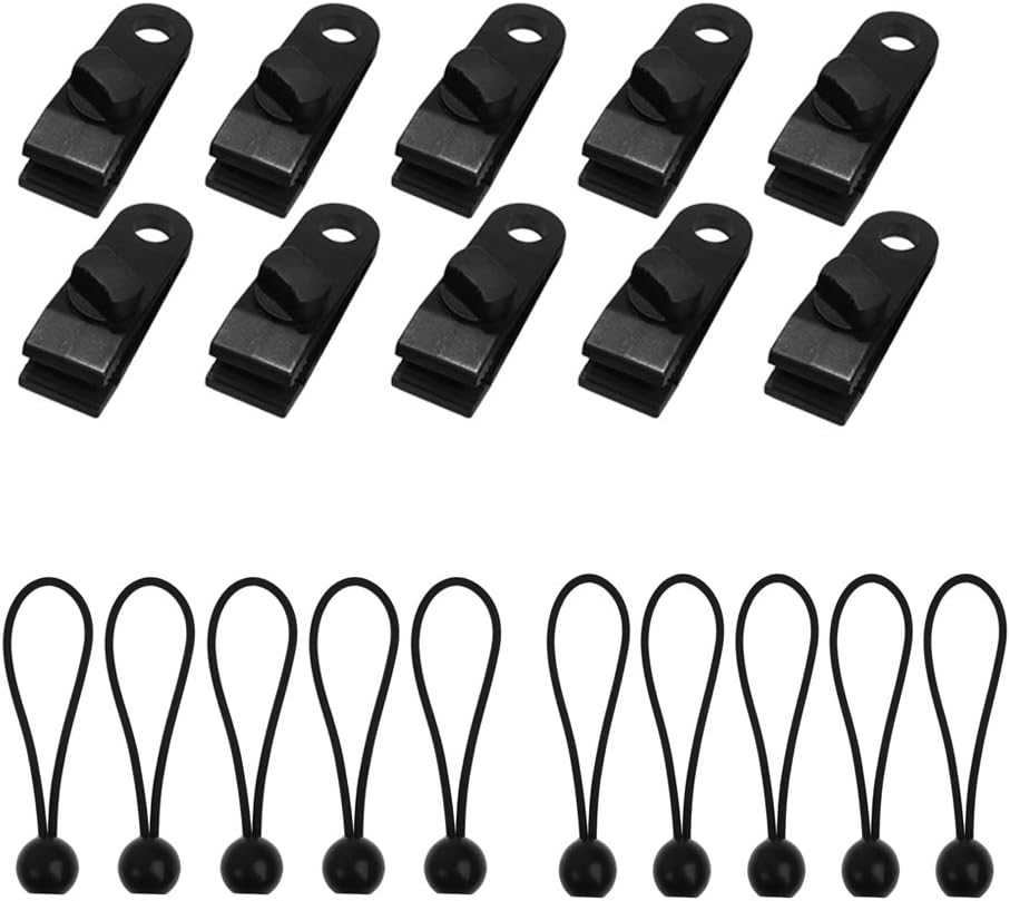 Fedaog,Tarp Clips Heavy Duty Lock Grip, 20 Pack Tarp Clamps Heavy Duty