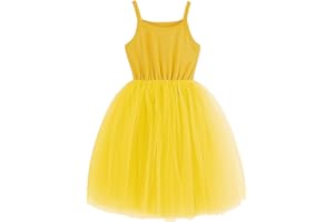 RJXDLT Baby Girls Tutu Dress Infant Tulle Dresses Toddler Sleeveless Sundress