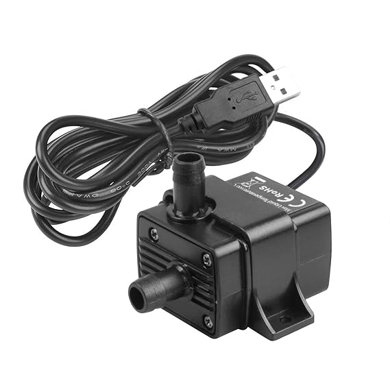 mountain ark 58GPH 220L/H USB Mini Submersible Wasserpumpe für Aquarium Fisch Brunnen Aquarium Gartenteich Wasser Hydroponik 