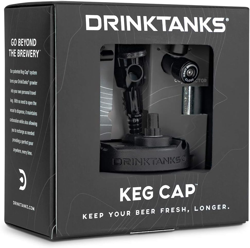 DrinkTanks Beer Growler Keg Cap Accessory Kit