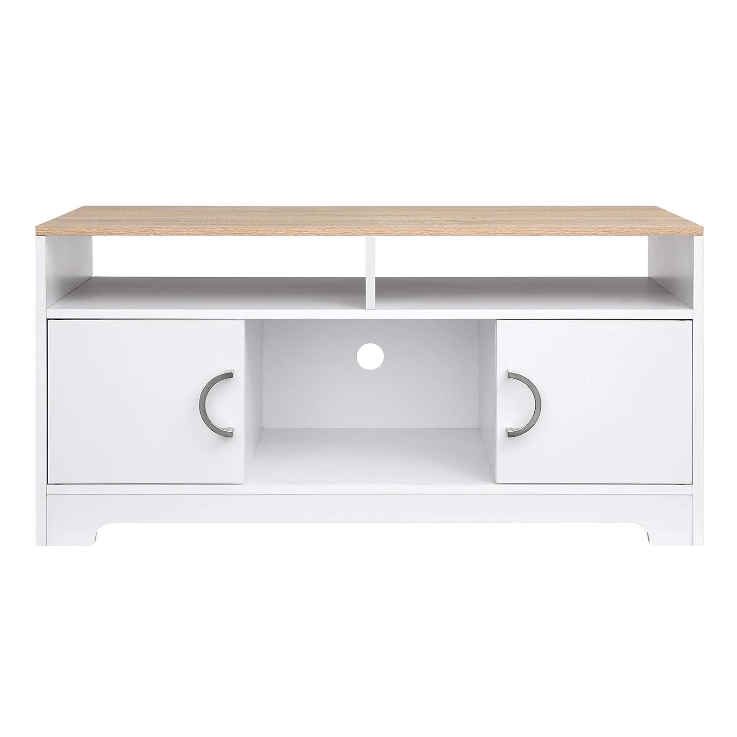 VASAGLE Mueble Para TV Soporte Para TV Con Puertas Para Sal oacute n