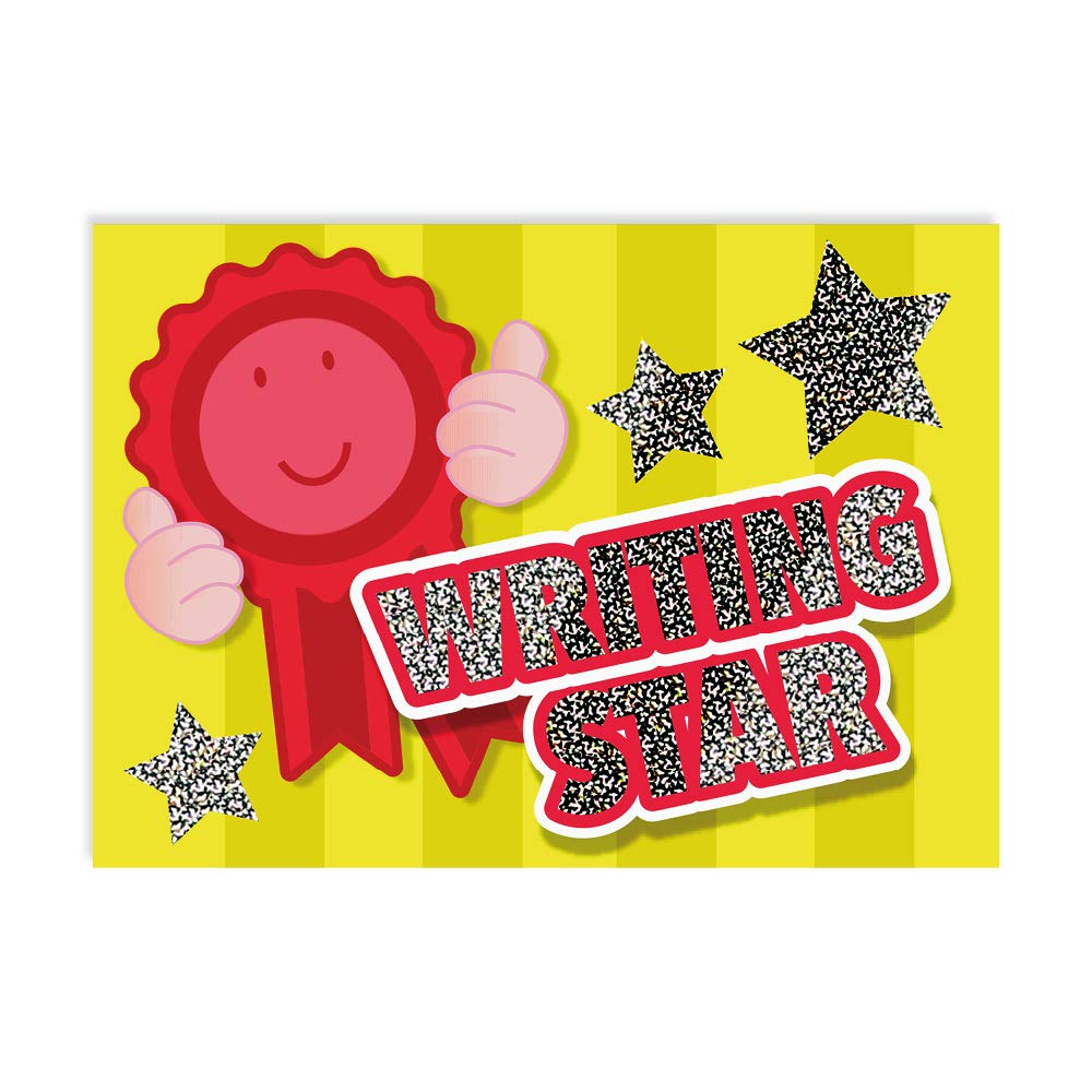 Writing Star Sparkling Praise Postcards