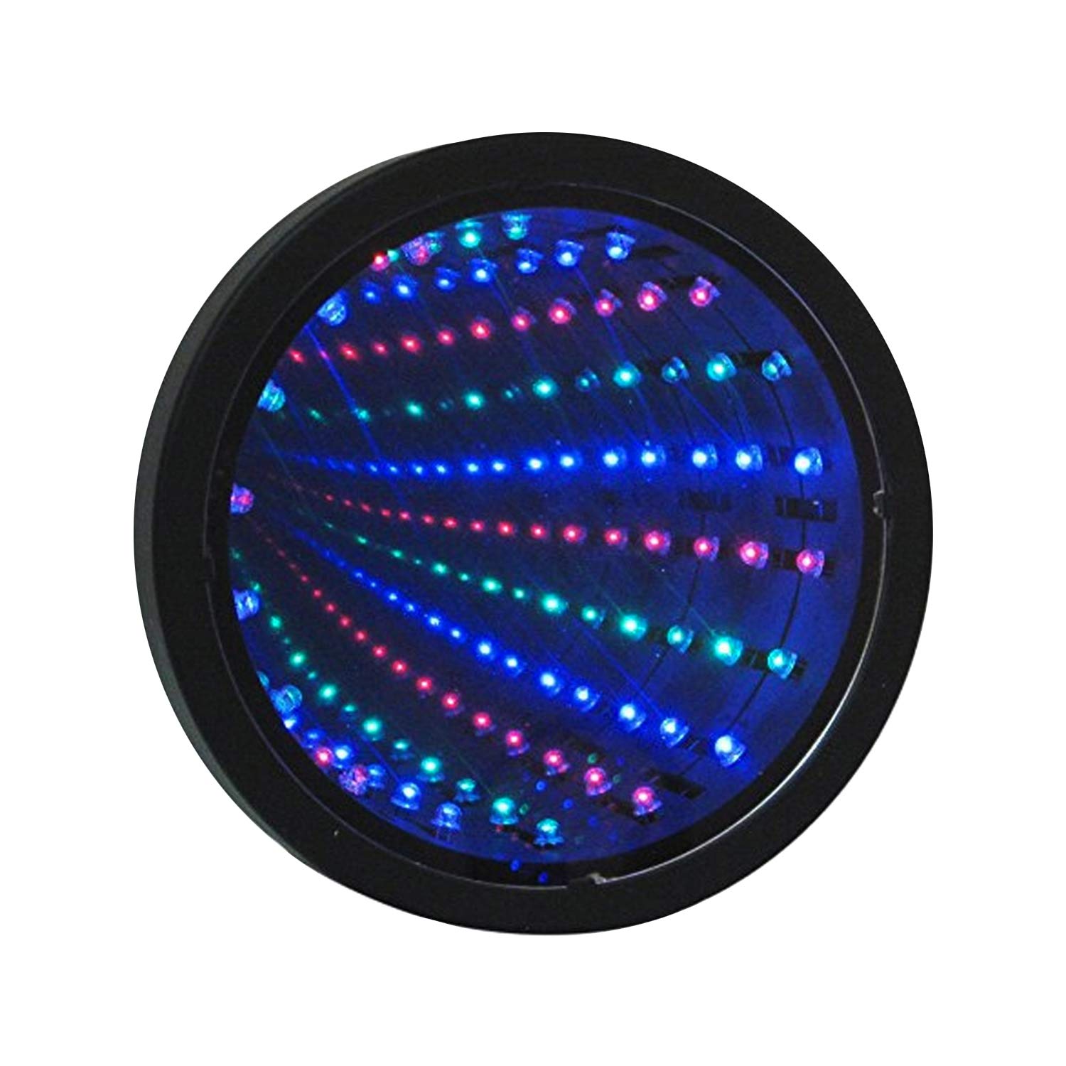 RHTrading Premium Infinity Mirror Tunnel Lamp LED Lighting Sensory Mirror Battery or USB Powered | Protective Film Must Be Peeled Off