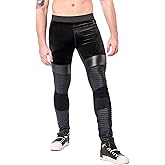 Kapow Meggings Supreme Range - Deluxe Sports Wear Compression Leggings for Men, Fashion Activewear for Yoga & Gym with Pockets