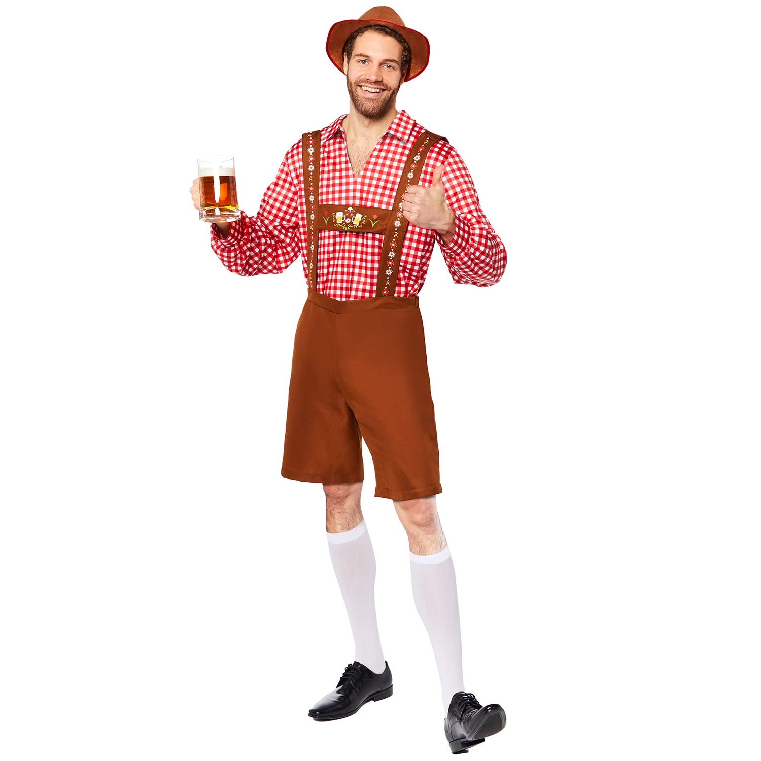 amscan 9917575 - Men's Mr Oktoberfest Bavarian Fancy Dress Costume Size: Plus Size