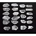 JIC Gem 2 lbs Natural Clear Quartz Crystal Point 2inch Big Size About 20pcs up for Healing and Gift Use
