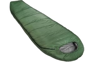 �鶹�� Basics -5°C Cold Weather Mummy Sleeping Bag, 208 x 84 Centimeters, Olive Green