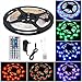 Flexible LED Strip Light Kit LinkStyle 16.4Ft LED Rope Lights 300 LED Tape Light, Color Changing RGB LED Strip Lights & 44Key Remote Controller and 12V Power Supply for DIY Bedroom Home Bar Party