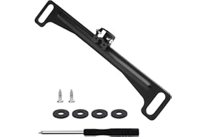 FNYSMKV Universal Rear View Camera License Plate Bracket, Upgraded Anti-Rust Paint Full Stainless Steel Backup Camera License Plate Mount , No-Drill & Adjustable for Easy Installation