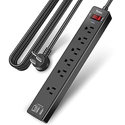 Surge Protector Power Strip (1680J) - Yintar 10Ft