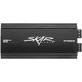Skar Audio RP-1500.1D Monoblock Class D MOSFET Amplifier with Remote Subwoofer Level Control, 1500W